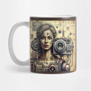 Steampunk - Female - Cyborg Mug